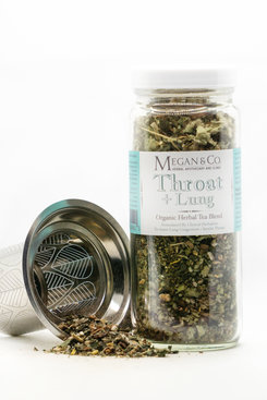 Throat + Lung Organic Herbal Tea Blend Throat + Lung Organic Herbal Tea Blend