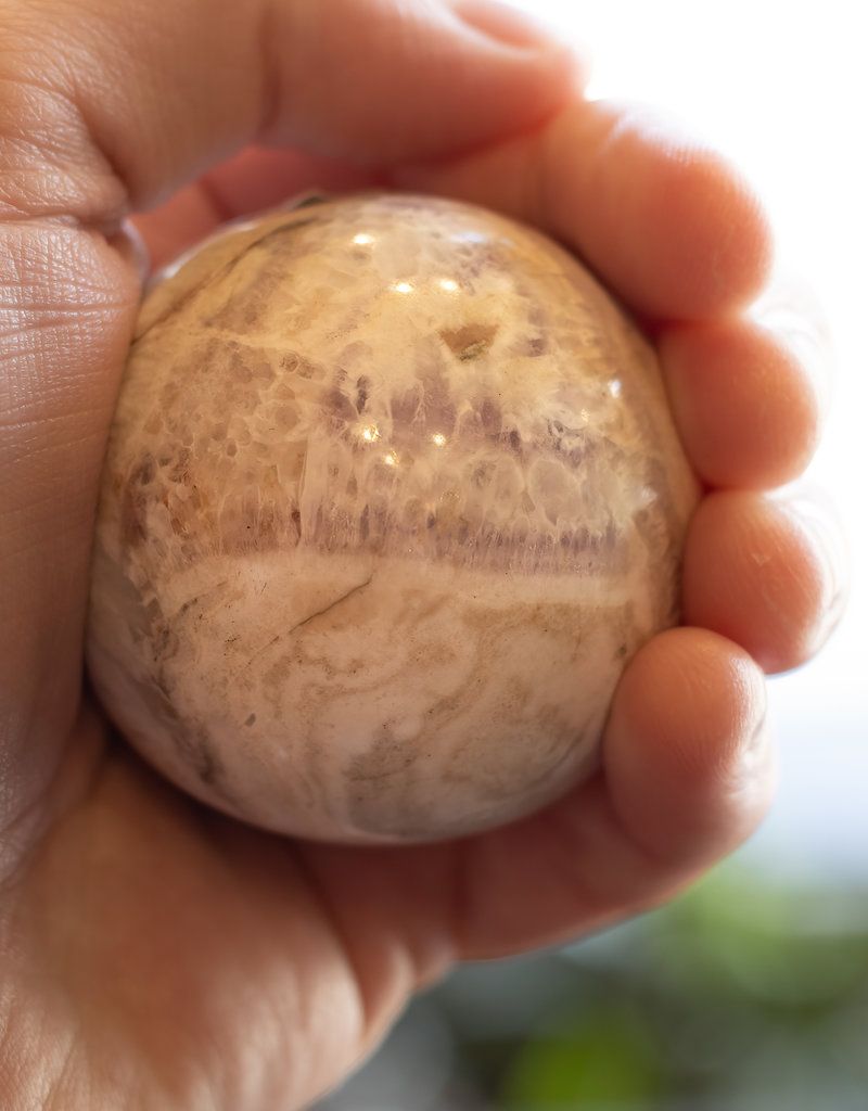 I-J Indonesian Chevron Amethyst, Sphere