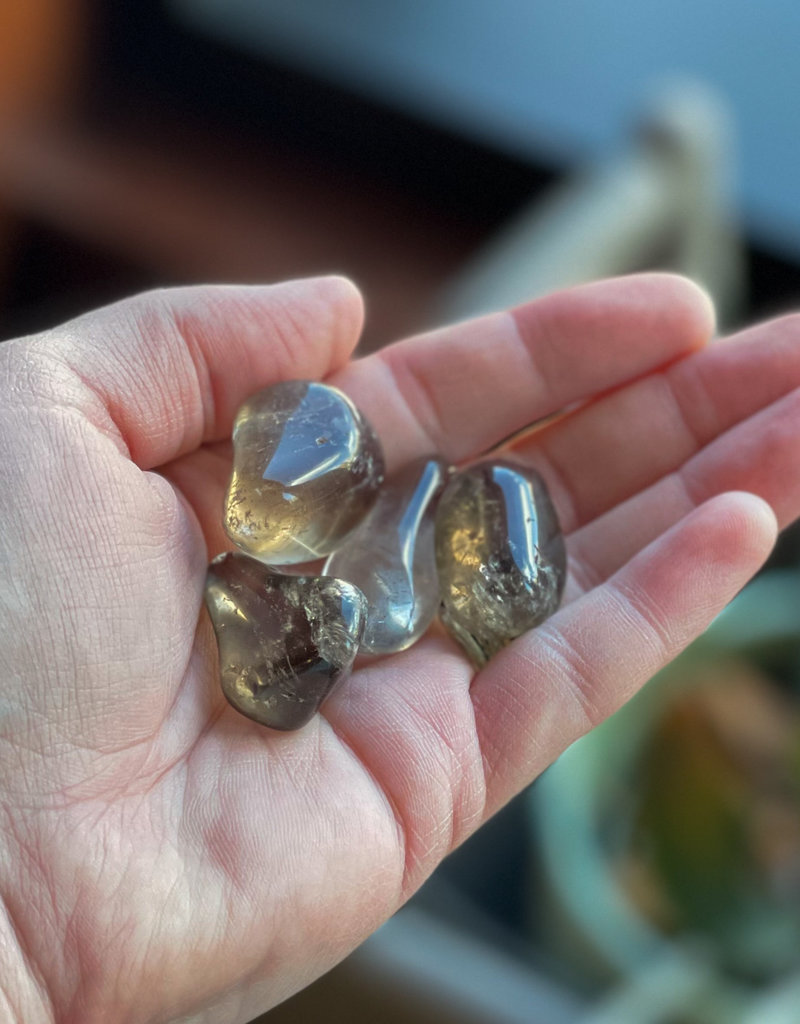 Smoky Quartz, Polished Tumbled Priced by OZ