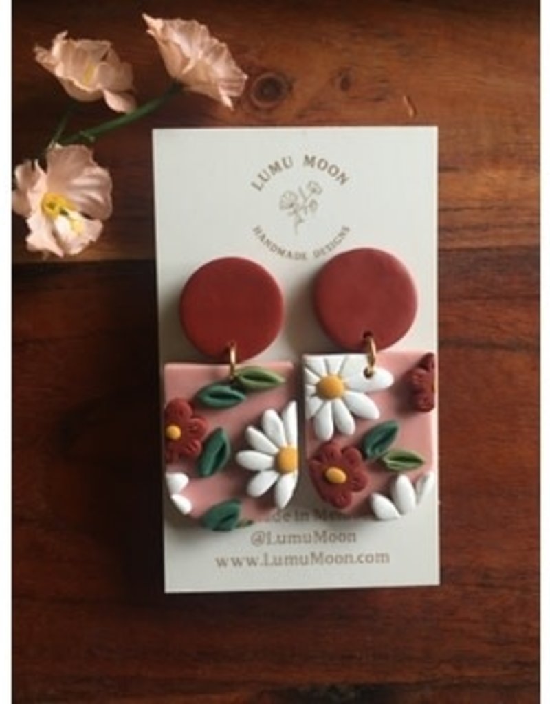 Winter Daydream Floral Earrings
