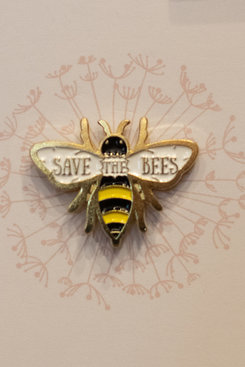 Save The Bees Enamel Pin