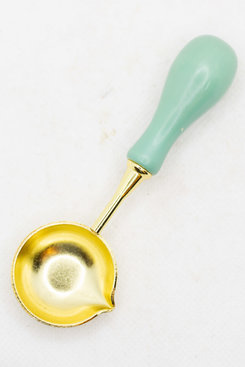 Vintage Sealing Wax Spoon, Pastel Vintage Sealing Wax Spoon, Pastel
