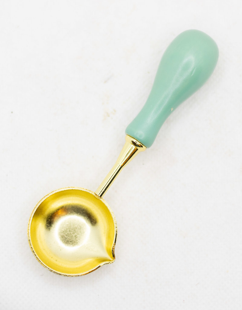 Vintage Sealing Wax Spoon, Pastel