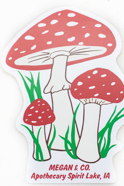 Toadstool Name Drop Sticker Toadstool Name Drop Sticker