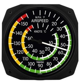 Trintec Airspeed Thermometer 10 inch 3061-10-C