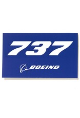 Sticker 737 rectangle