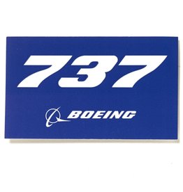Boeing Boeing Sticker 737 rectangle