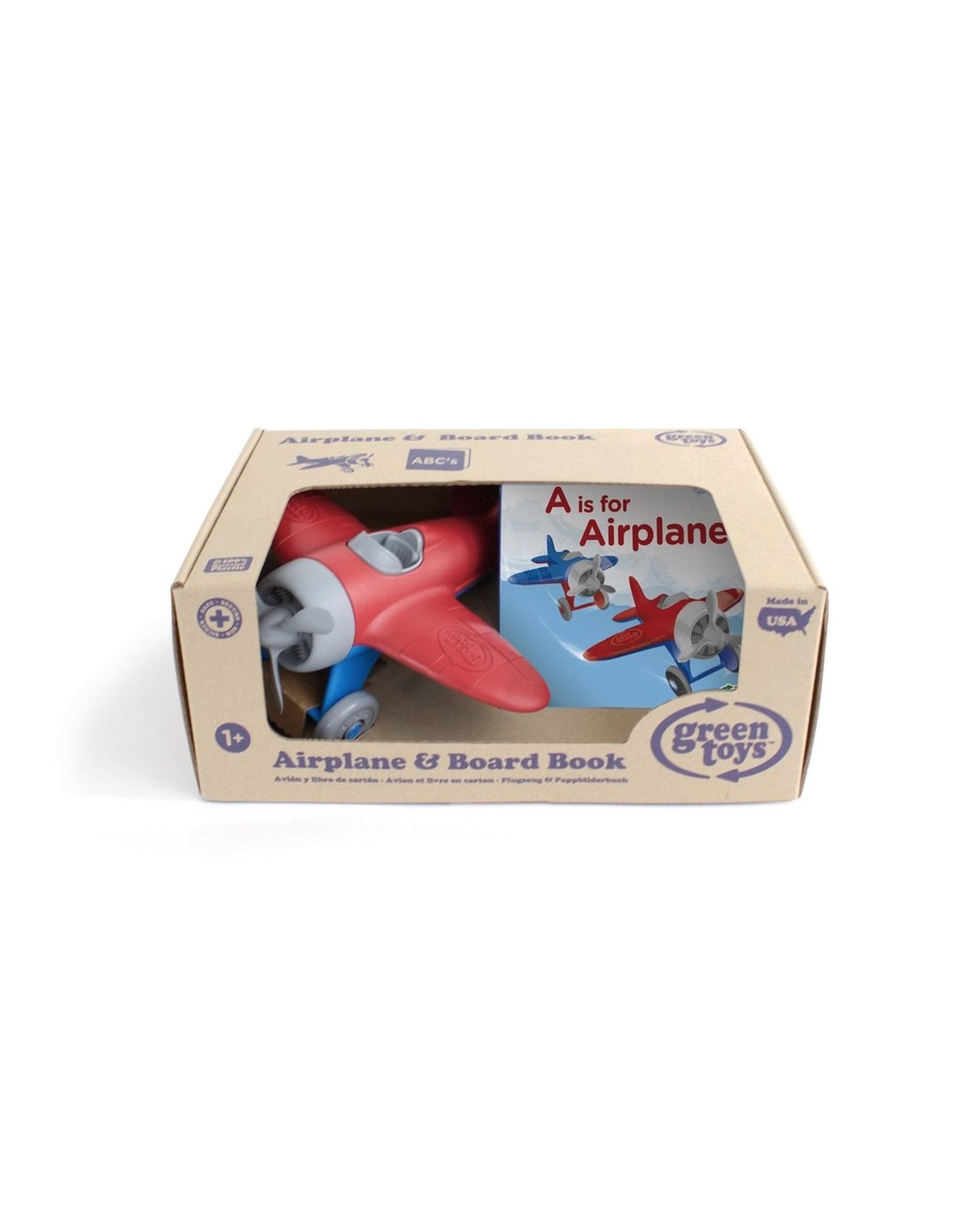 Green Toys GT Airplane & Board Book