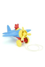 Green Toys GT Mickey Mouse Airplane Pull Toy