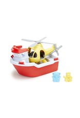 Green Toys GT Rescue Boat & Helicopter