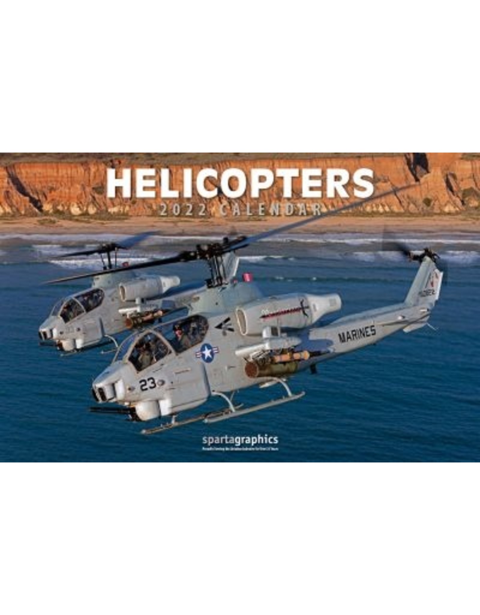 Sparta Calendar 2022 Helicopters