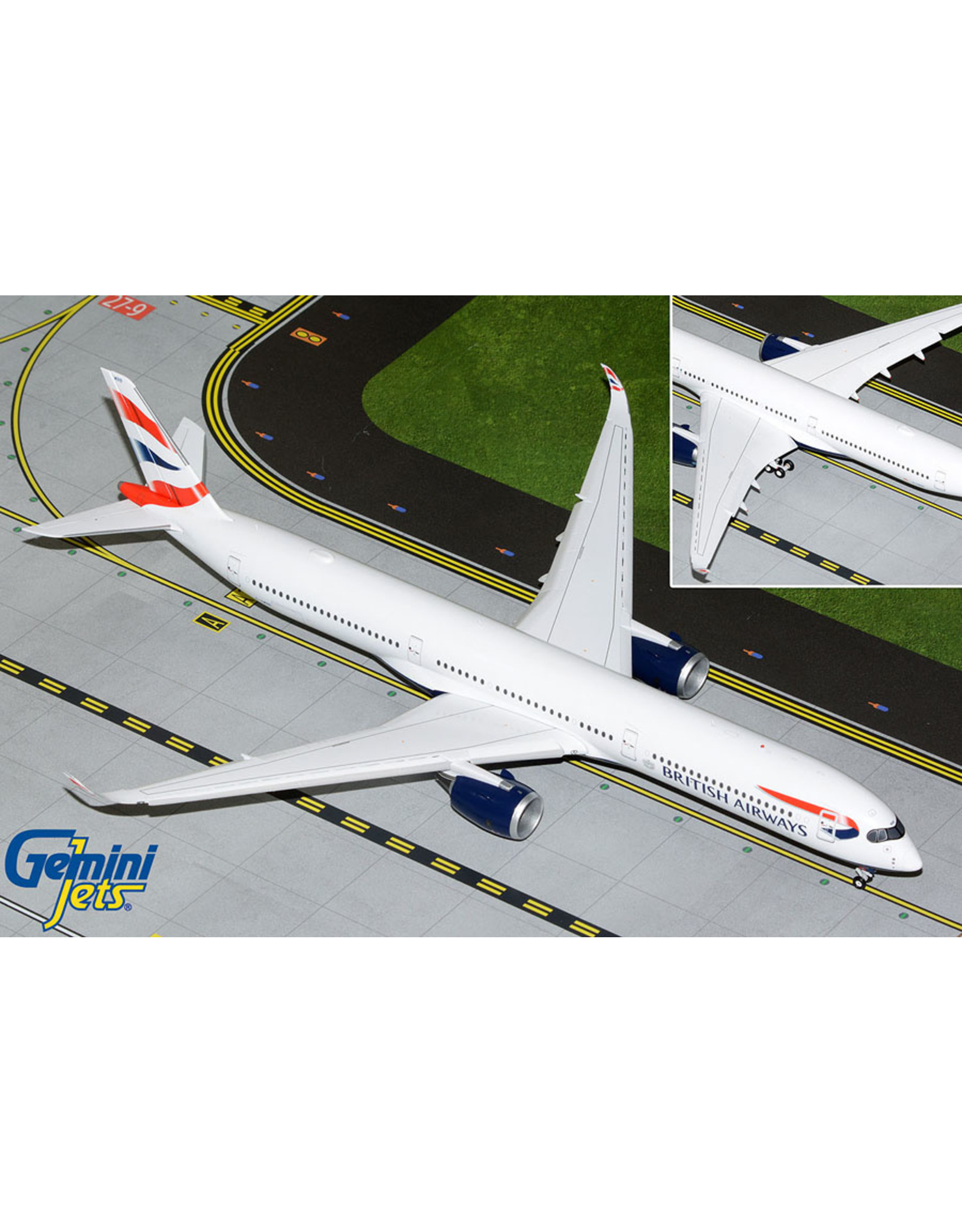 Gemini Gem2 British A350-1000 G-XWBB flaps down