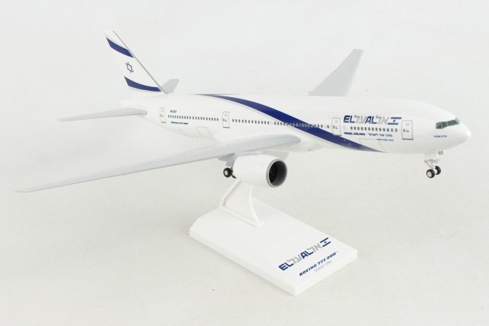 Skymarks El Al 777-200 1/200 W/GEAR - Flight City Enterprises Ltd.