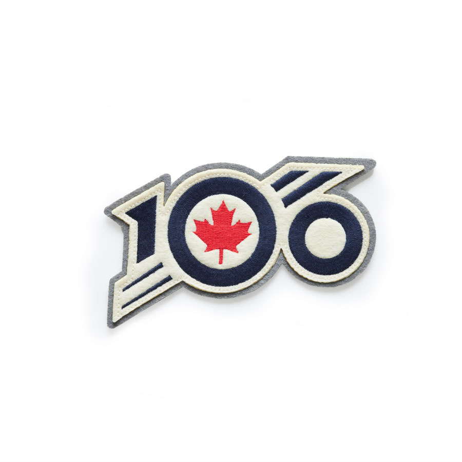 Red Canoe Patch RCAF 100 Flight City Enterprises Ltd.