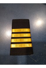 Epaulets 4 gold black