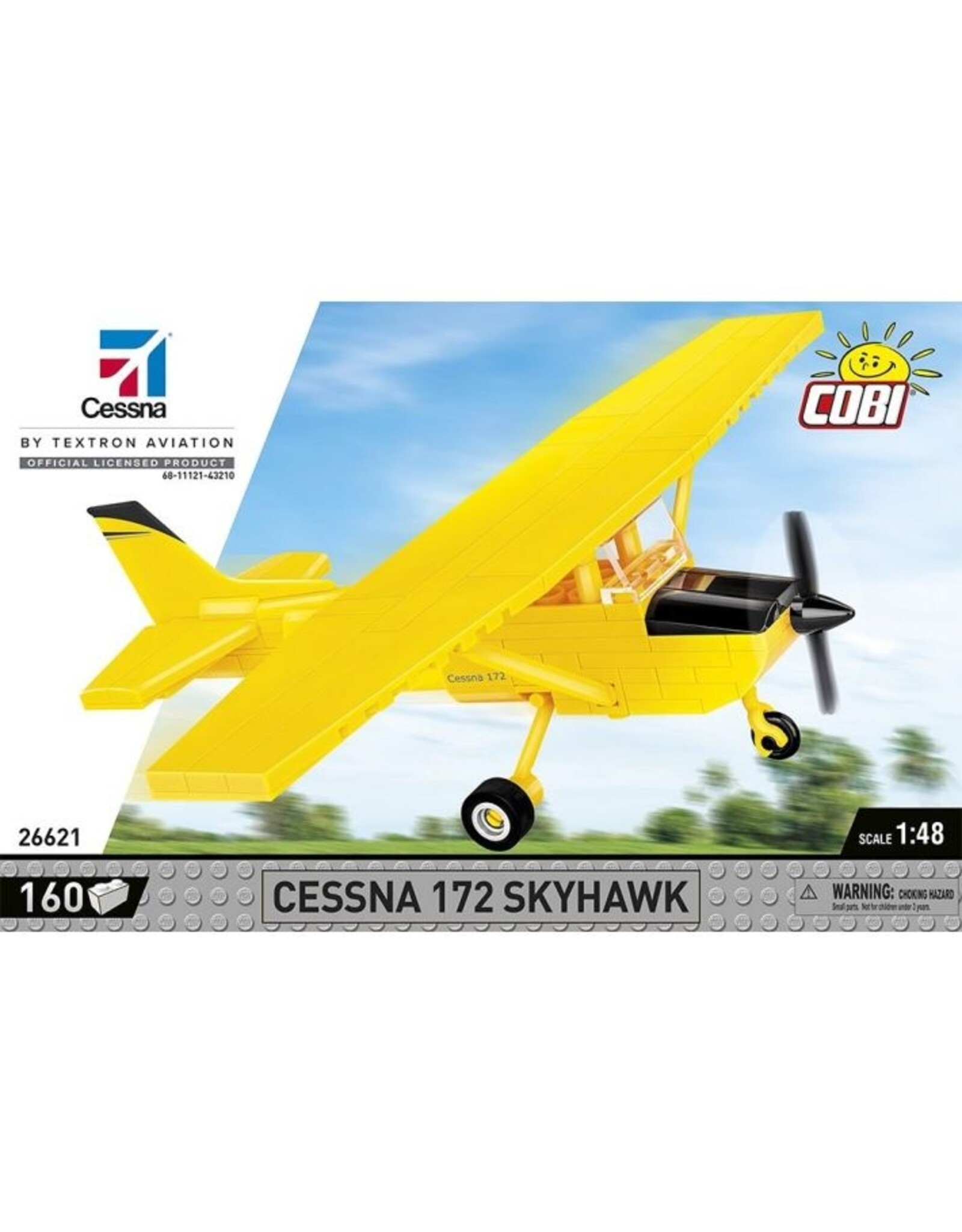 COBI COBI Cessna 172 Yellow 1/48