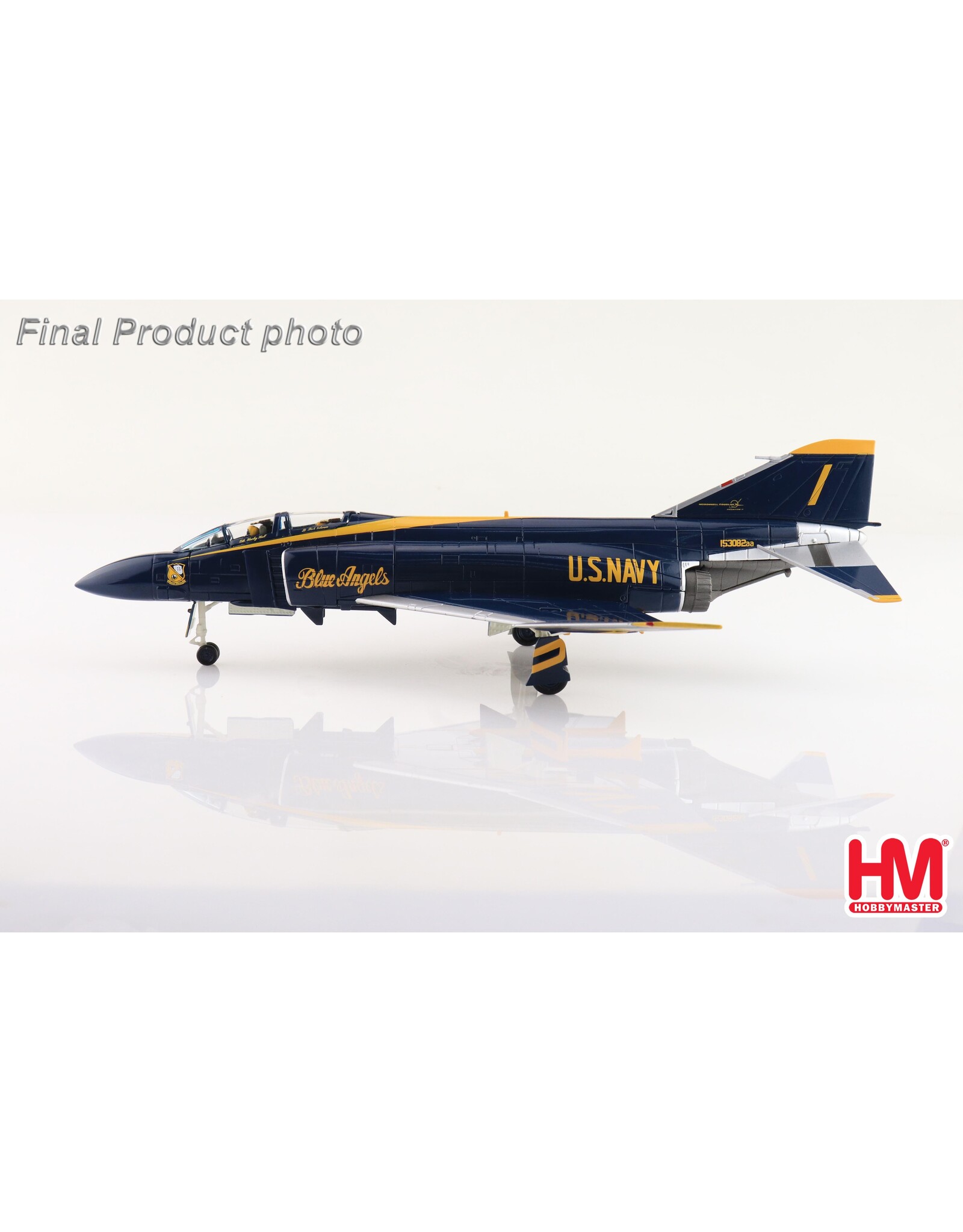 HobbyMaster HM F-4J US Navy Blue Angels Cdr. Harley Hall