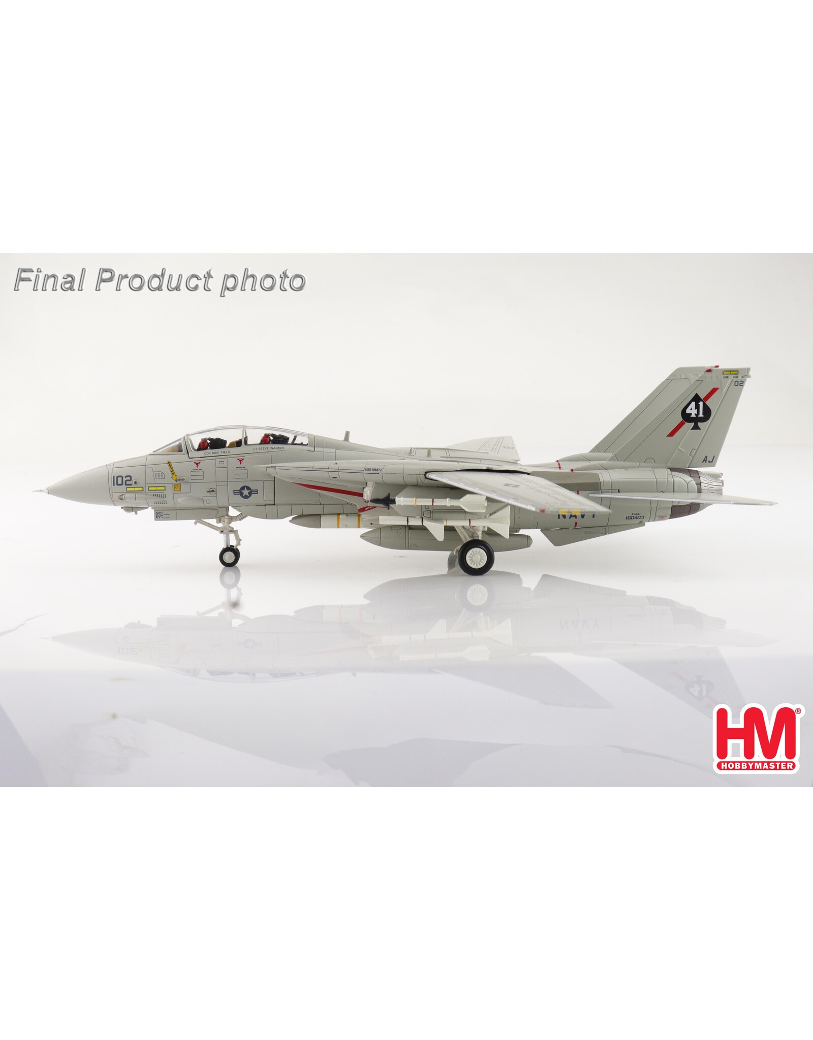 HobbyMaster HM F-14A Sukhoi Killer VF-41 USS Nimitz August 1981