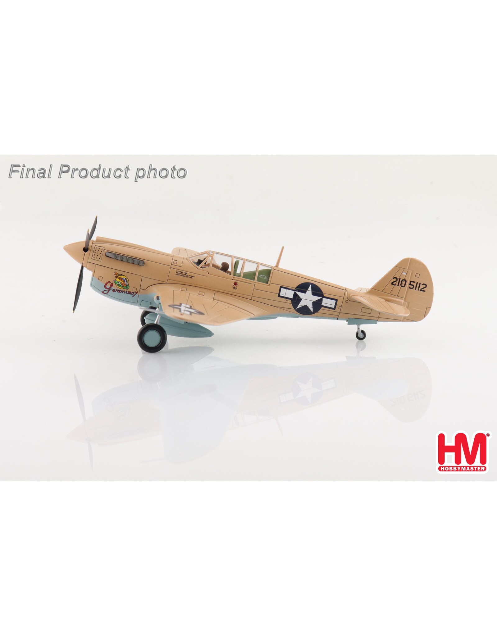 HobbyMaster HM P-40N Geronimo Bruce Campbell Dec 1943