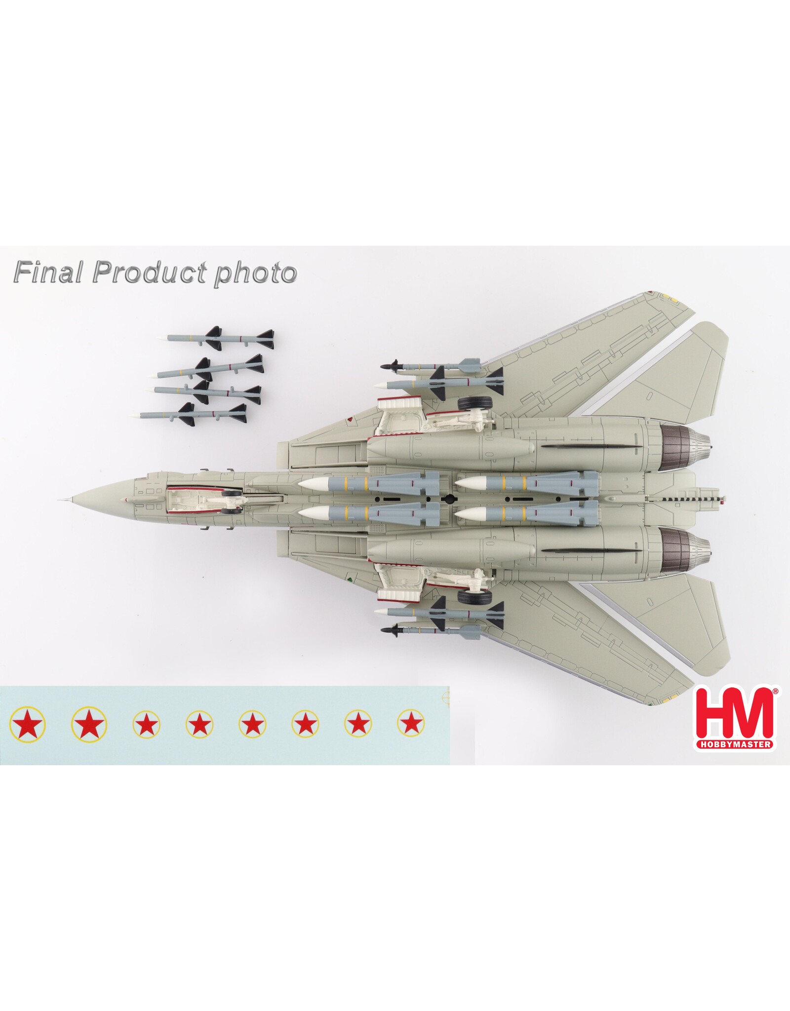 HobbyMaster HM F-14A Bandit w/bonus decal