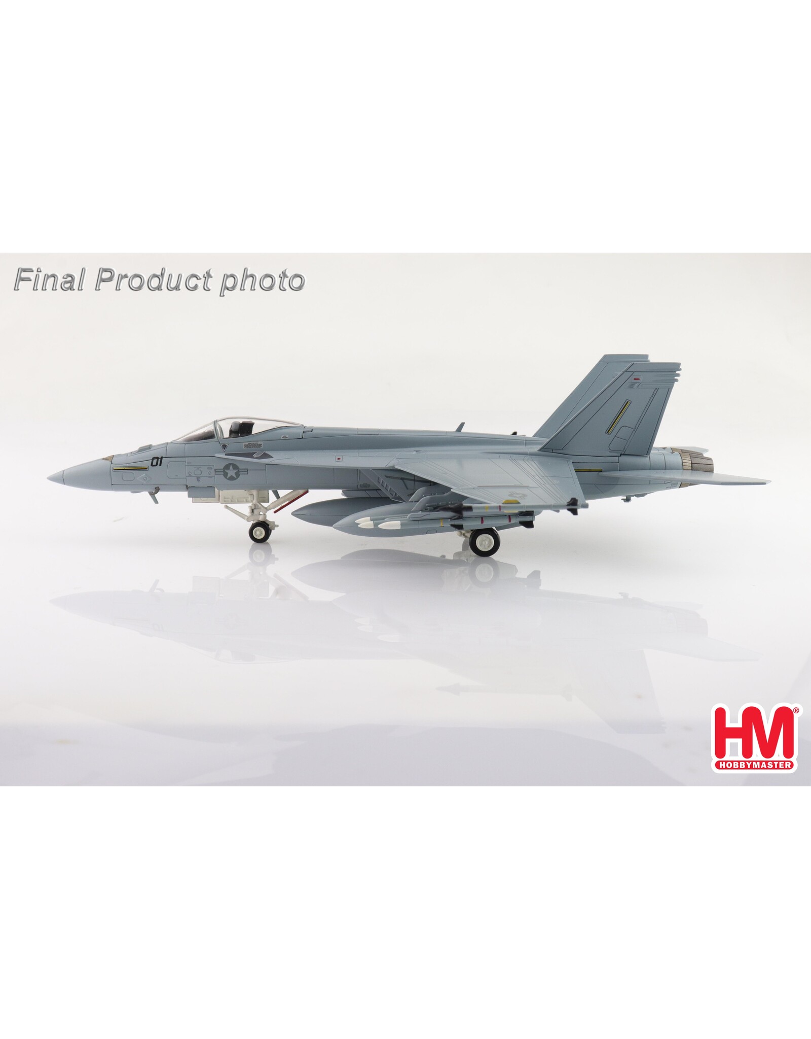 HobbyMaster HM F/A-18E Dagger with 2 x GBU-24 + decal