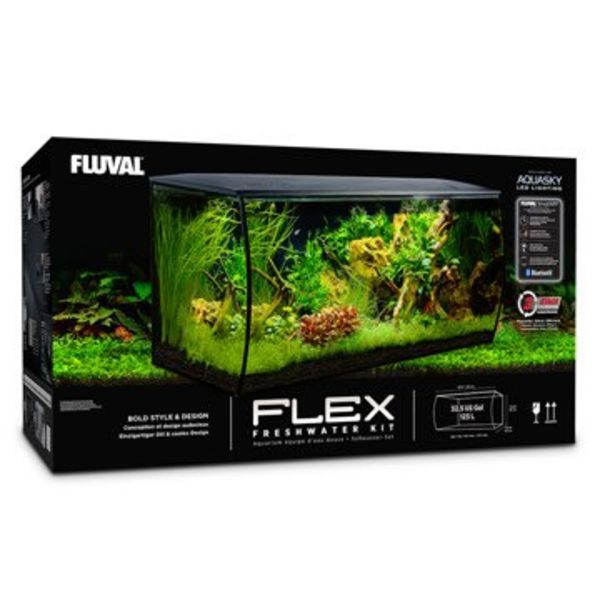 Fluval Fluval Flex Freshwater 123L (32.5 Gal.), Black