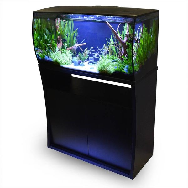  Fluval Flex 32 gallon Deluxe Aquarium Stand, Black