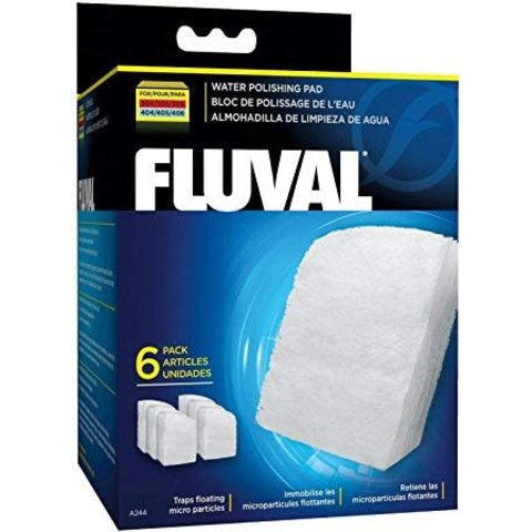 Fluval Polishing Pad for 304/305/306 and 404/405/406, 6 pieces