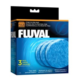 Fluval Fluval FX5 FX6 Medium Fine Filter Pads, 3-pack