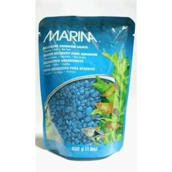 Marina Marina Aquarium Gravel Blue 450 gm