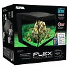 Fluval FLEX Aquarium Kit 15 Gallon - Black