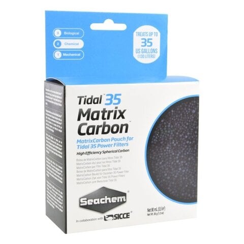 Seachem Tidal 35 Matrix Carbon 90mL (Bagged)