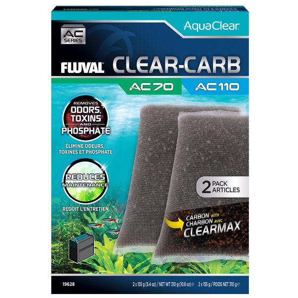  Aquaclear 70/110 Clear Carb Insert  2-pk