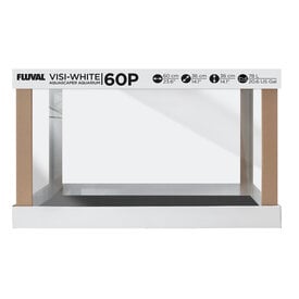  Fluval Visi-White 60P Rimless Tank 20.6gal