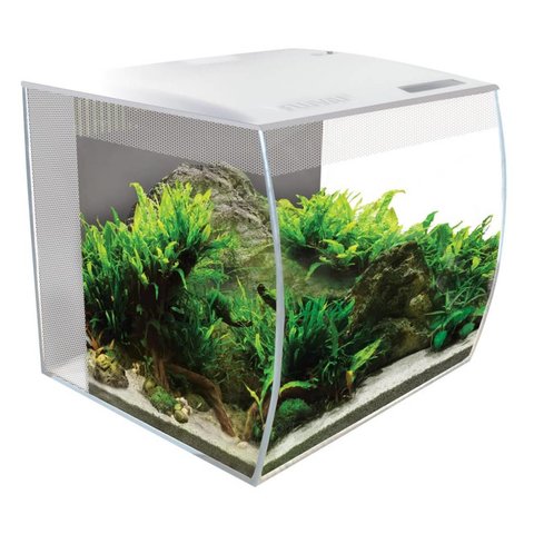 Fluval FLEX Aquarium Kit 15 Gallon - White