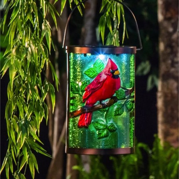 Evergreen Cardinal Solar Lantern The Bird Store And More