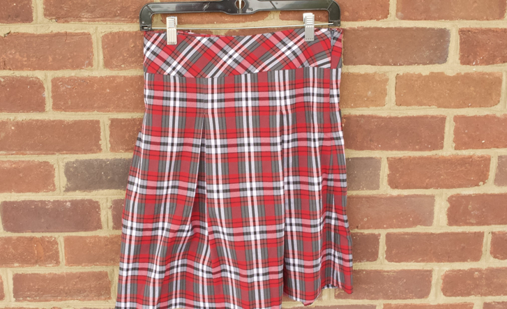 Plaid Skirt GIRL
