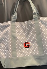 Polka Dot GC Embroidered Tote