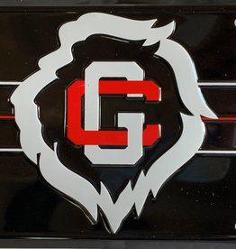 Print Globe Lion License Plate