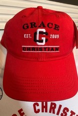 Ouray Adult Red Adjustable Embroidered Hat