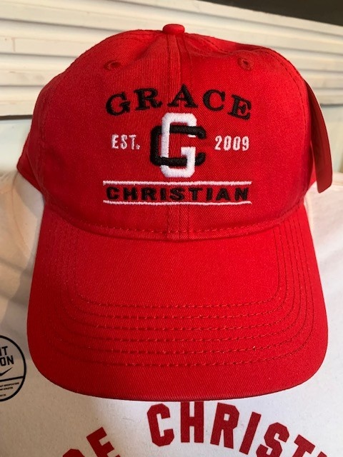 Ouray Adult Red Adjustable Embroidered Hat