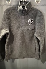 PA Adult Gray Fleece Snap Pullover