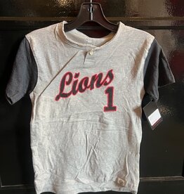 Wes & Willy Youth Boy's Baseball Henley SS Tee
