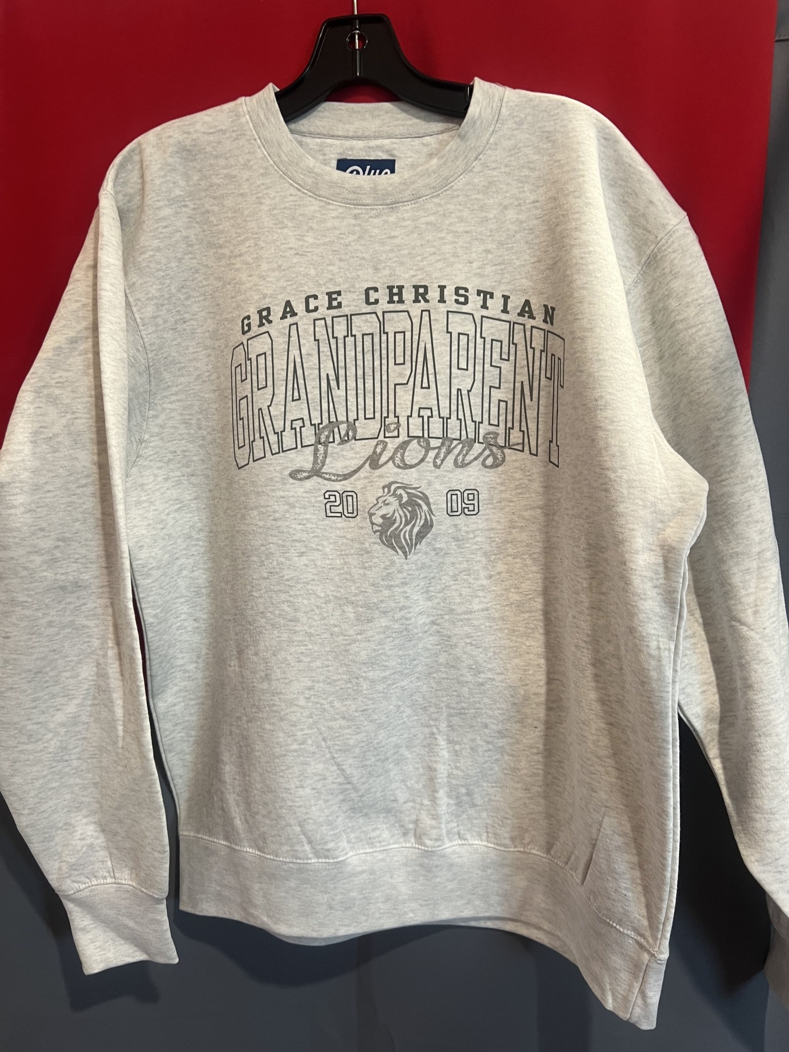 Blue 84 Adult Grandparent Crew Sweatshirt