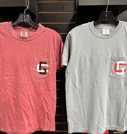 Comfort Color Adult Interlock Logo SS Pocket Tee