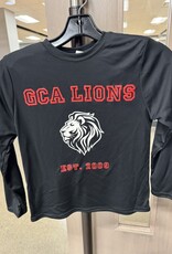 Youth Black LS Drifit Lionhead Tee