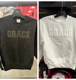 Port & Co. Youth Puff Letter GRACE Sweatshirts