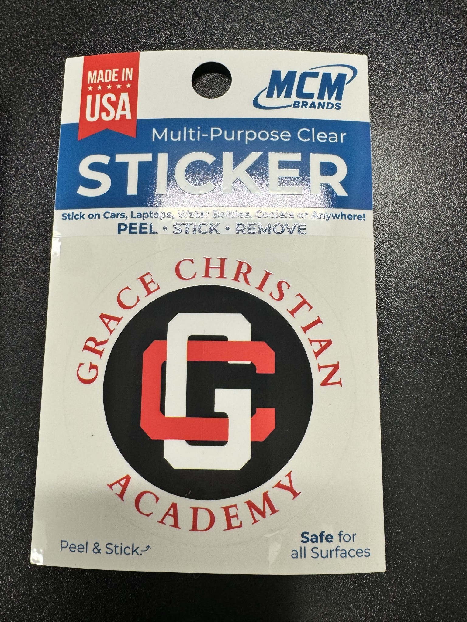 MCM GC Interlock Logo Sticker