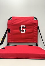 MCM Red Bleacherback Stadium Chair