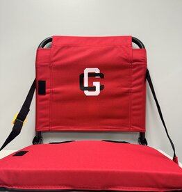 MCM Red Bleacherback Stadium Chair